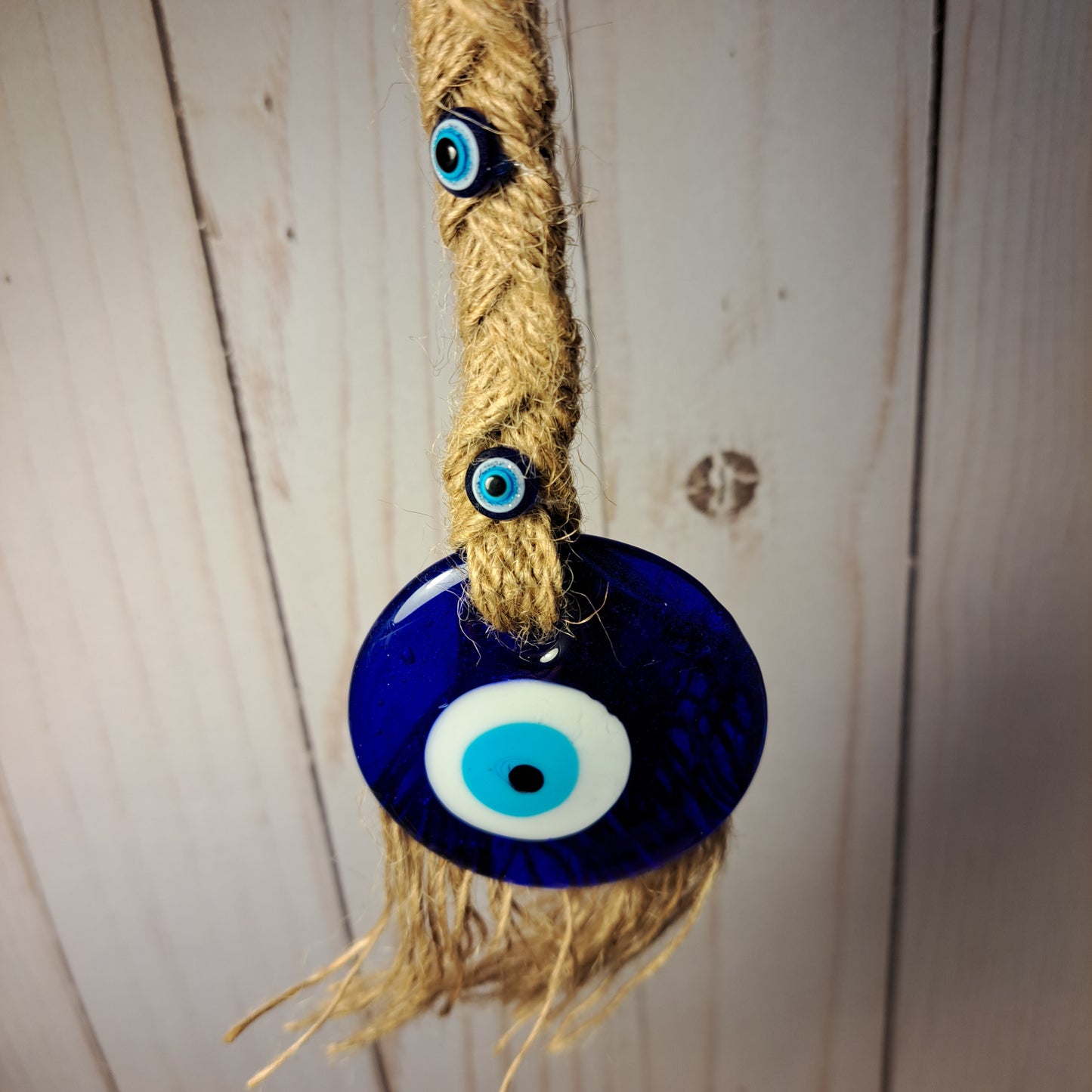 Nazar Charm, Evil Eye Protection Amulet, Made From Turkish Glass