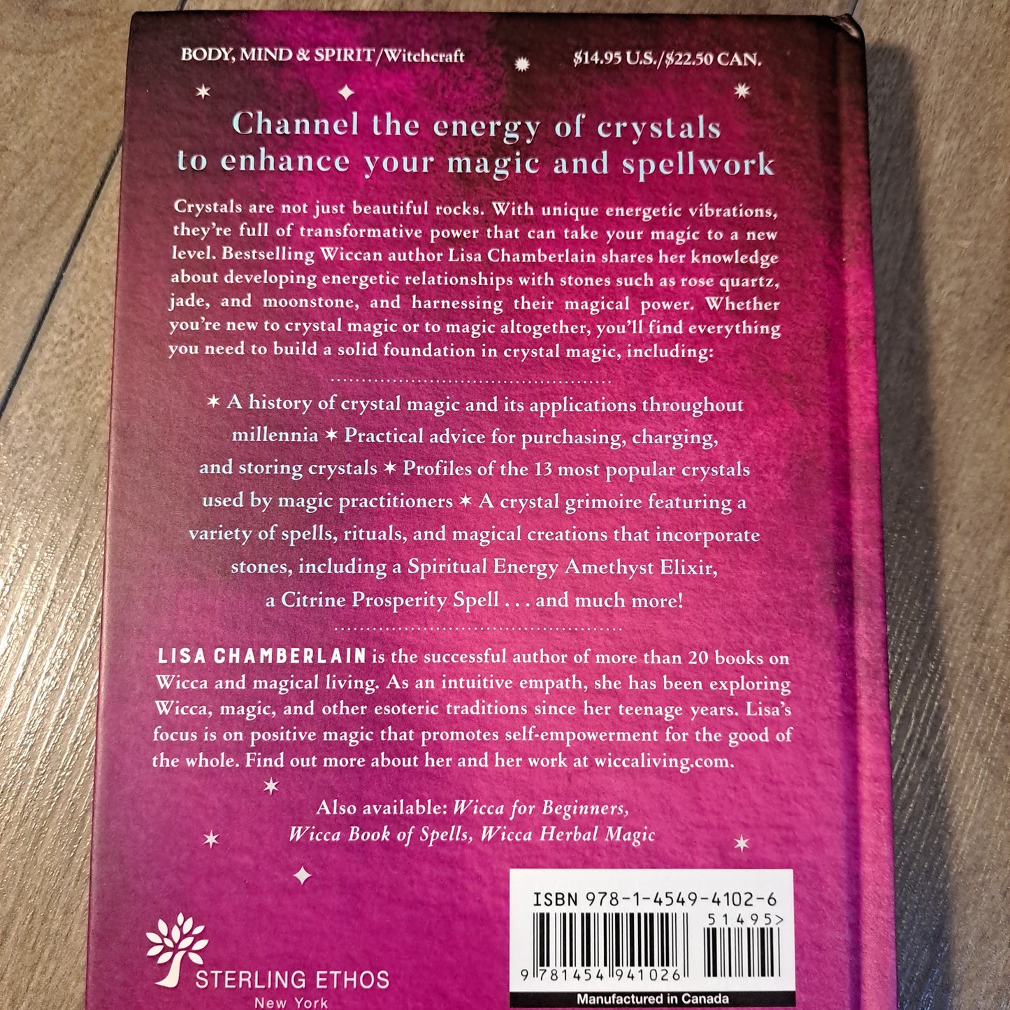 Wicca Crystal Magic: A Beginner's Guide to Crystal Spellcraft (The Mystic Library, Volume 4)