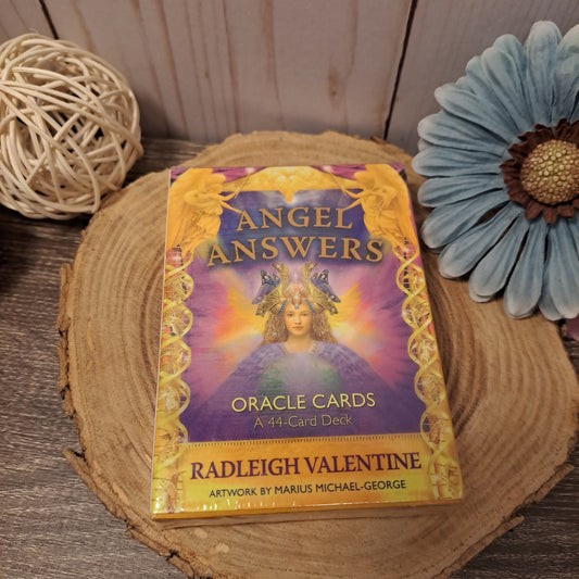 Angel Answers Oracle - 44 cards Pocket Mini Size (box is faded a bit, discounted due to this)
