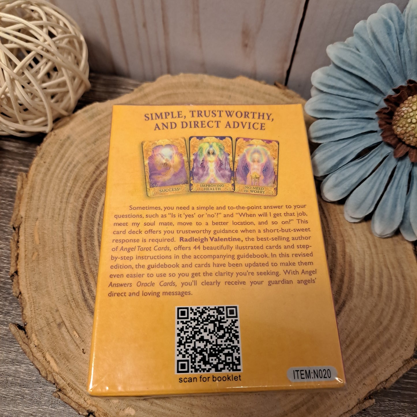 Angel Answers Oracle - 44 cards Pocket Mini Size (box is faded a bit, discounted due to this)