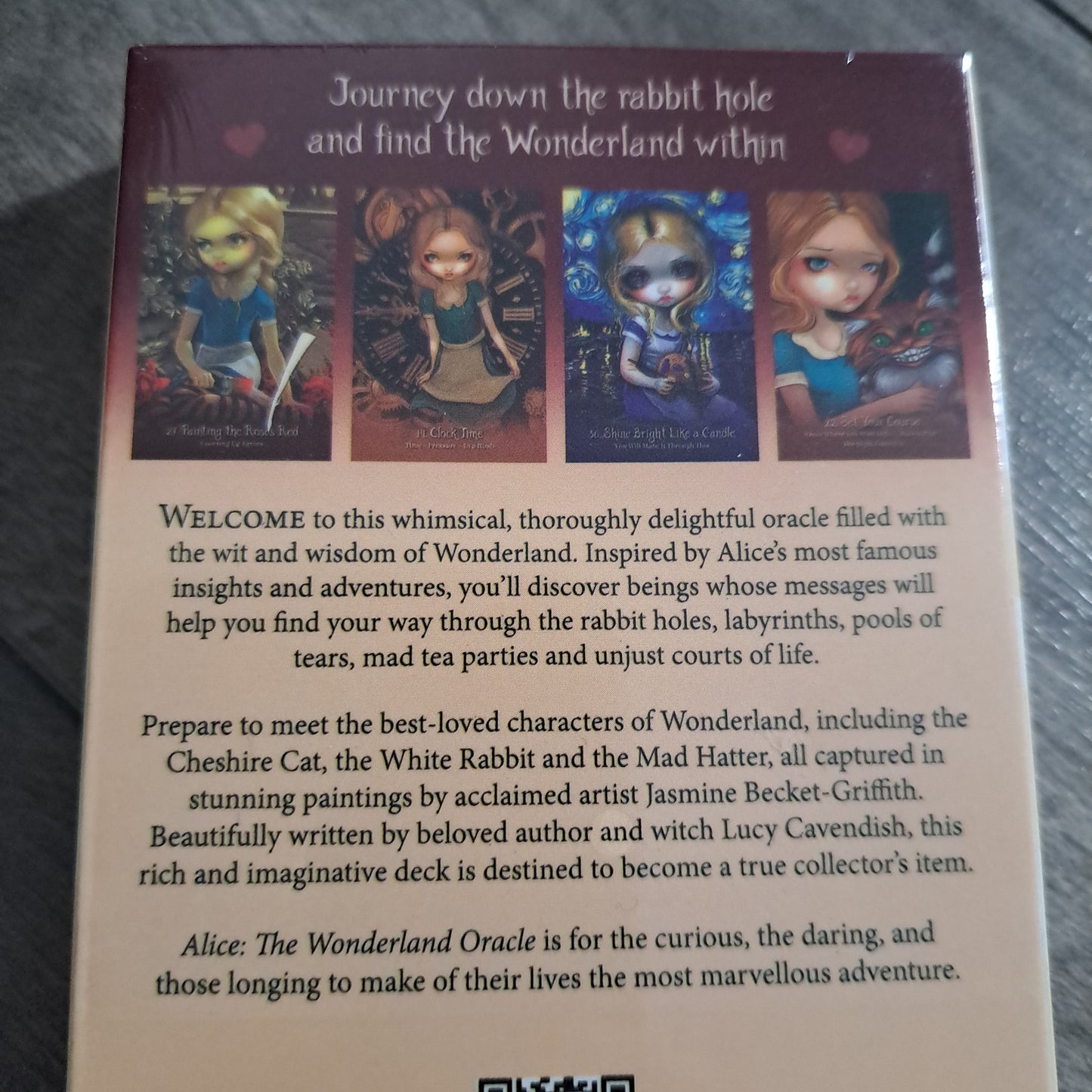 Alice the Wonderland Oracle - 45 cards Pocket Mini Size