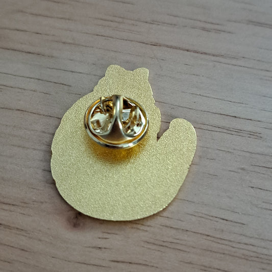 Cats Hugging Ying Yang Pin