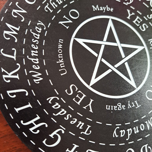 Pendulum Board - Alphabet, Week, Numbers Black