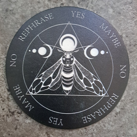 Pendulum Board, Double Sided - Moth with Moons