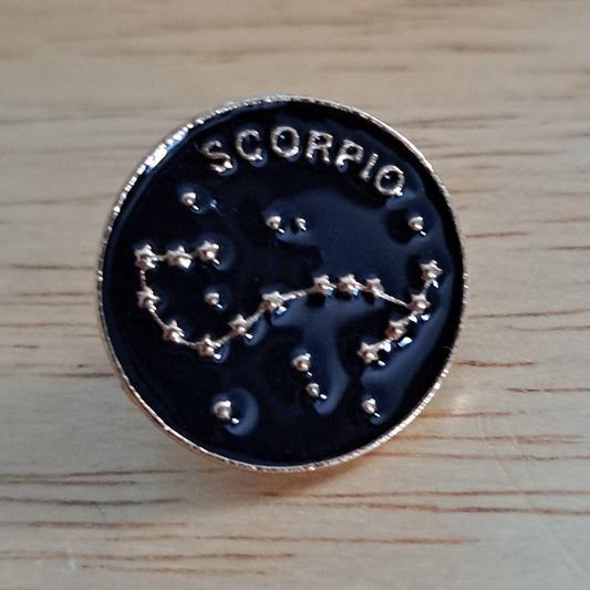 Scorpio Astrology Pin