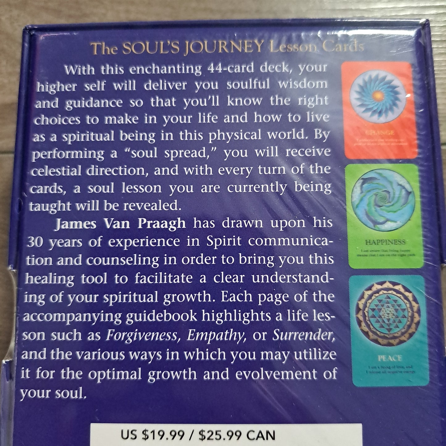 The Soul's Journey Lesson Cards - 44 Cards & Guidebook