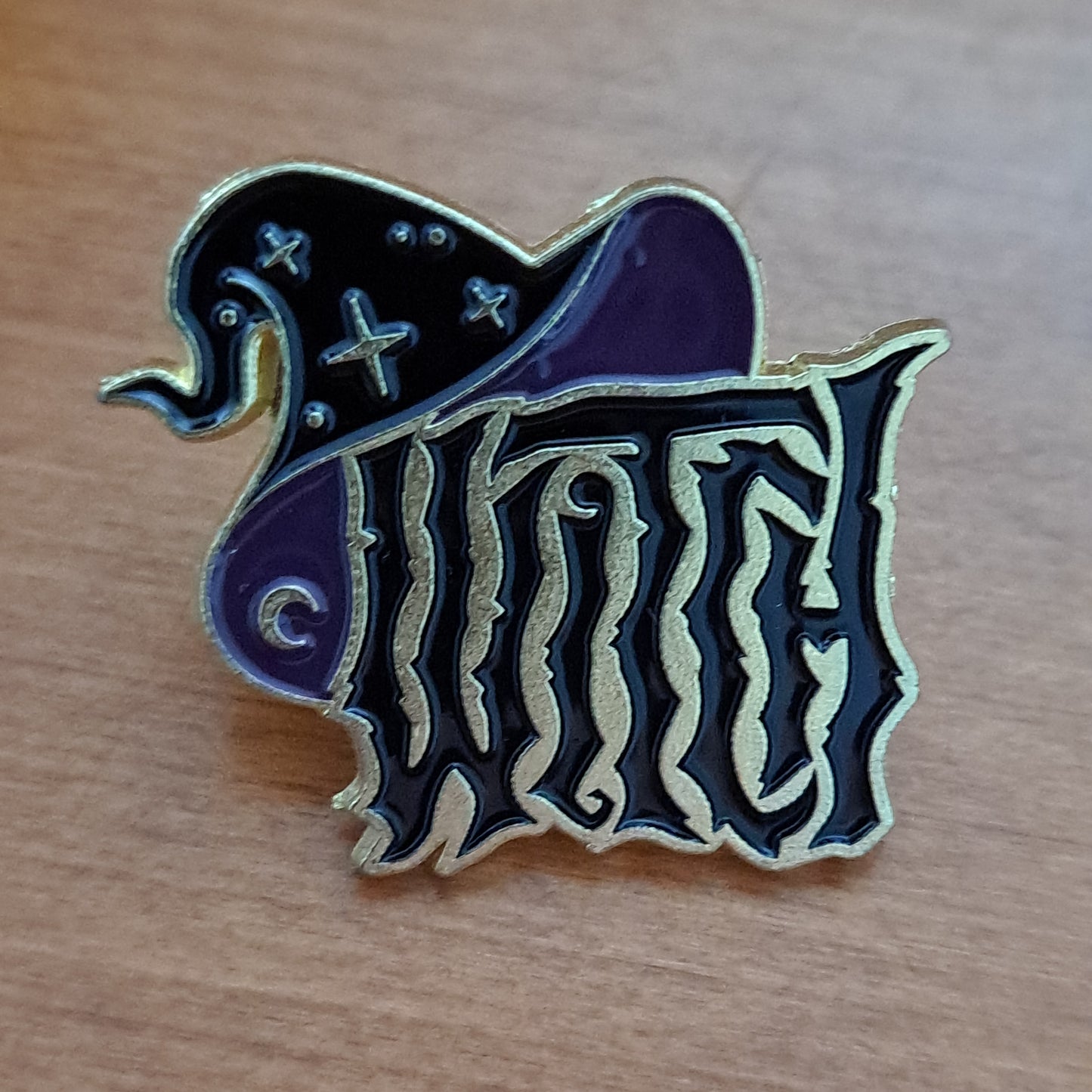 Witch with Witch Hat Pin