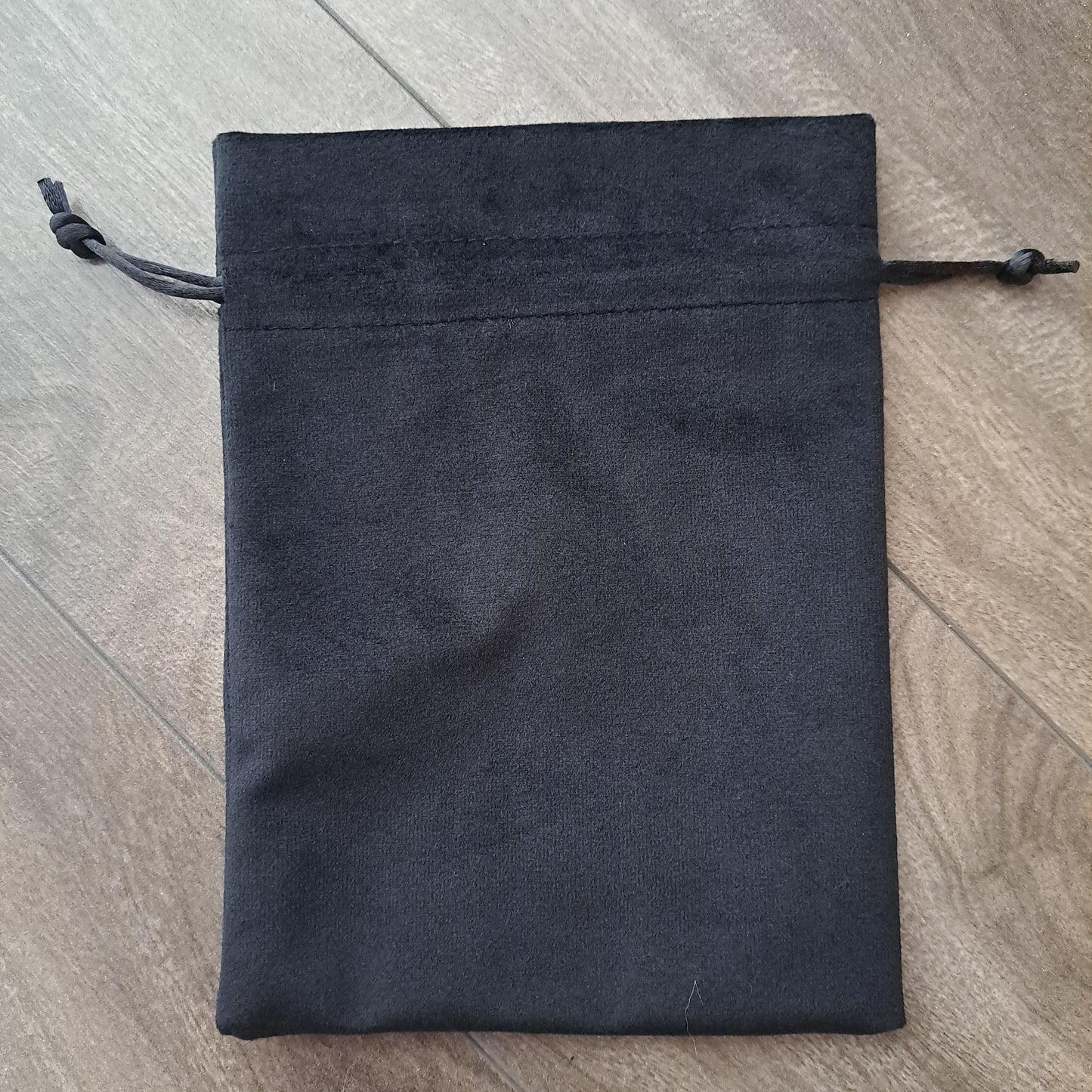 Card Deck or Crystal Pouch, Velvet Bag - Black