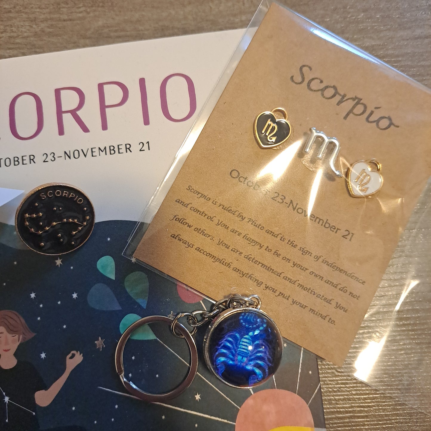 SCORPIO Zodiac Kit, Astrology Kit, Star Sign, Constellation, Sun, Moon, Rising