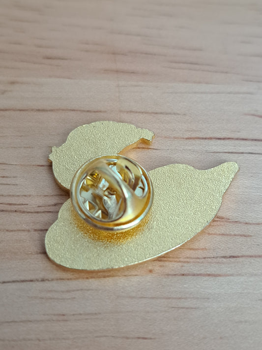 Snake Pin - Brown (slightly smaller than the black one)