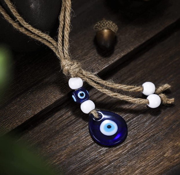 Nazar Charm, Evil Eye Protection Amulet, Made From Turkish Glass