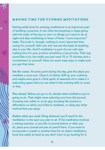 Evening Meditations Journal Relaxing Reflections & Affirmations to End Your Day