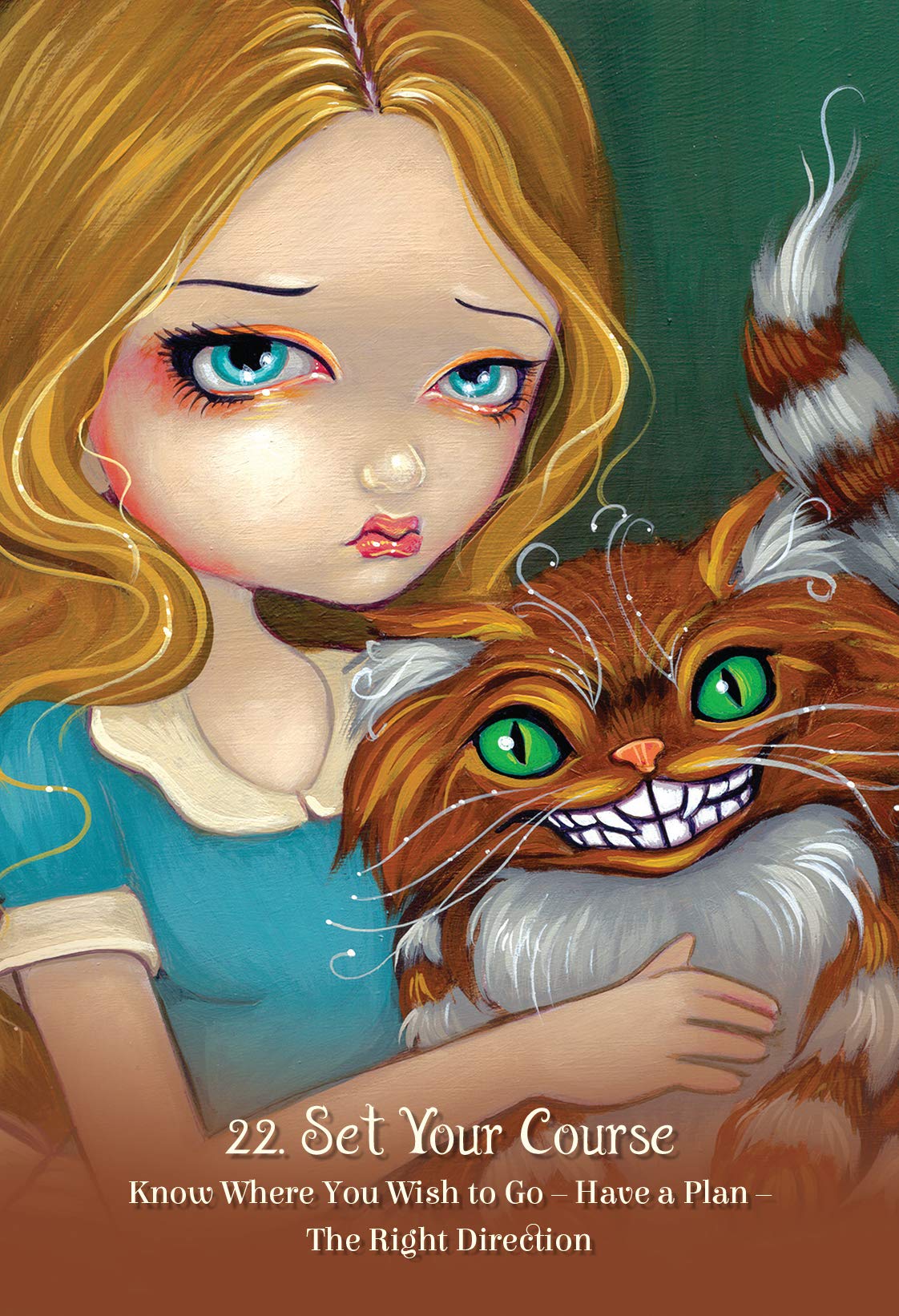 Alice the Wonderland Oracle - 45 cards Pocket Mini Size
