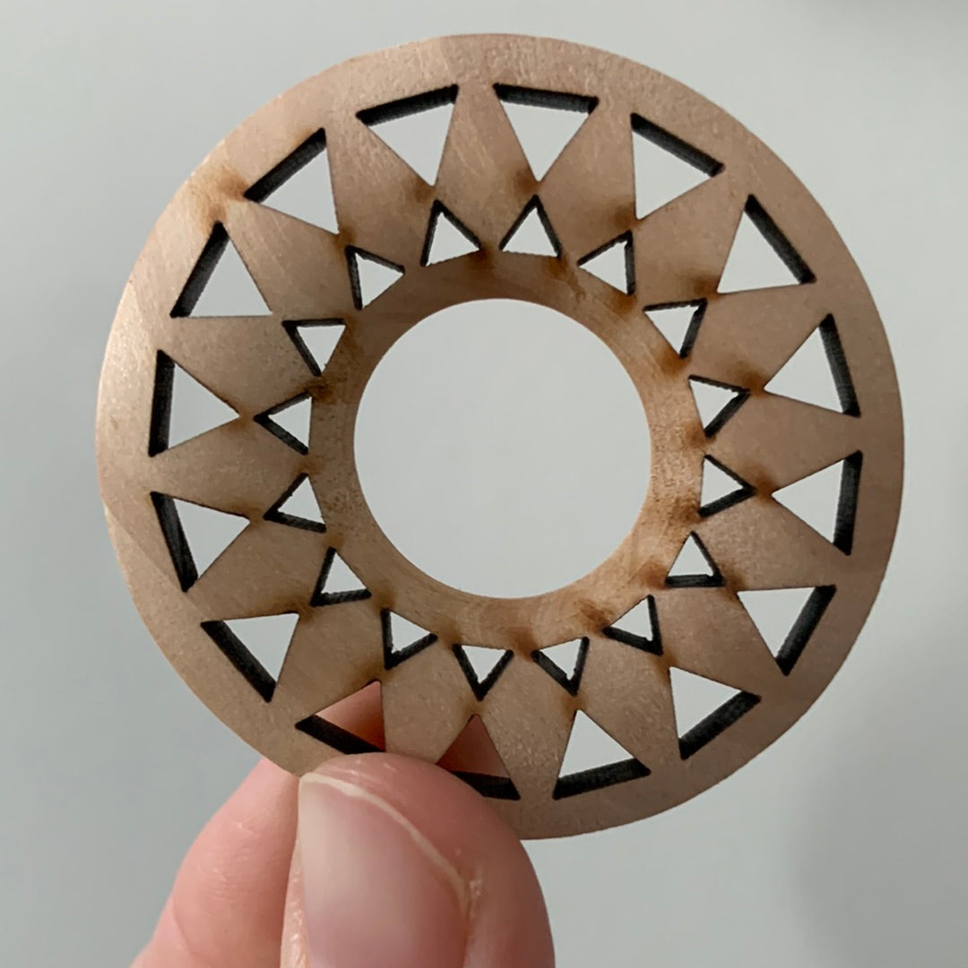 Round Medium - Wooden Sphere Stand