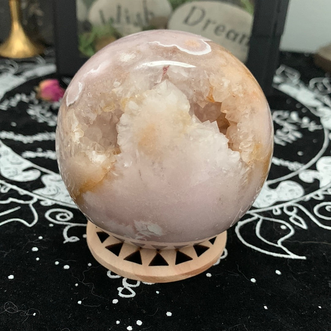 Round Medium - Wooden Sphere Stand