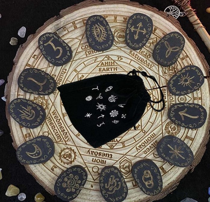 Wiccan Witch Runes Witches Runes Engraved Symbol