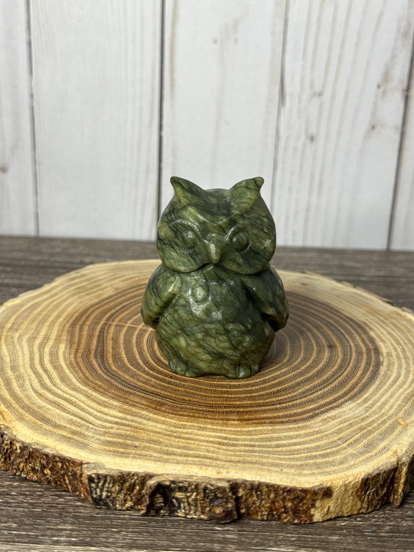 Owl - Green Jade