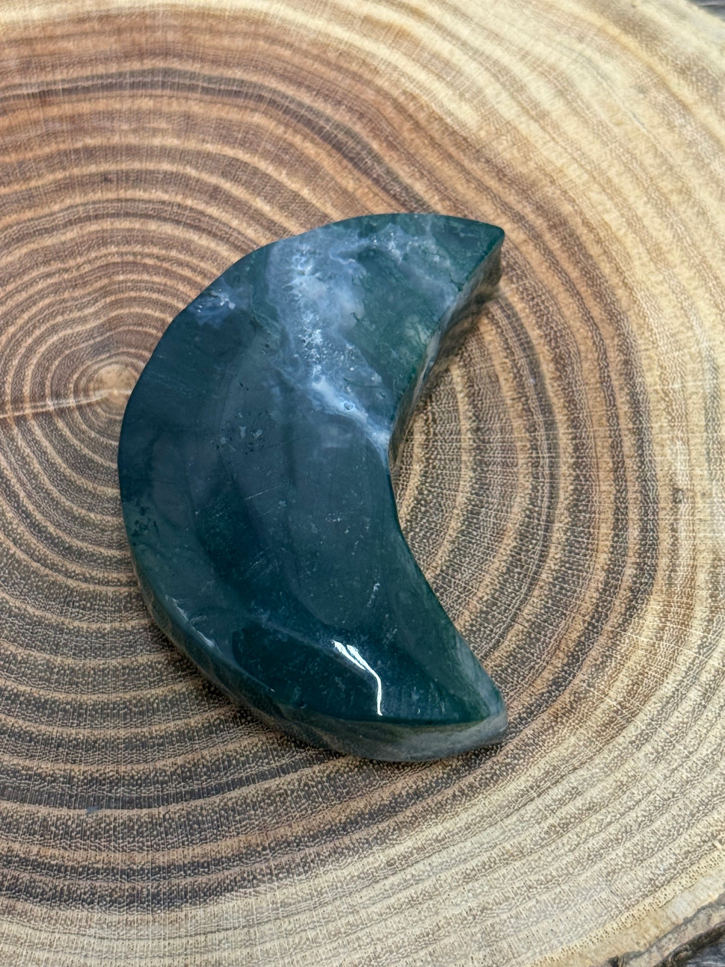 Moss Agate Moon