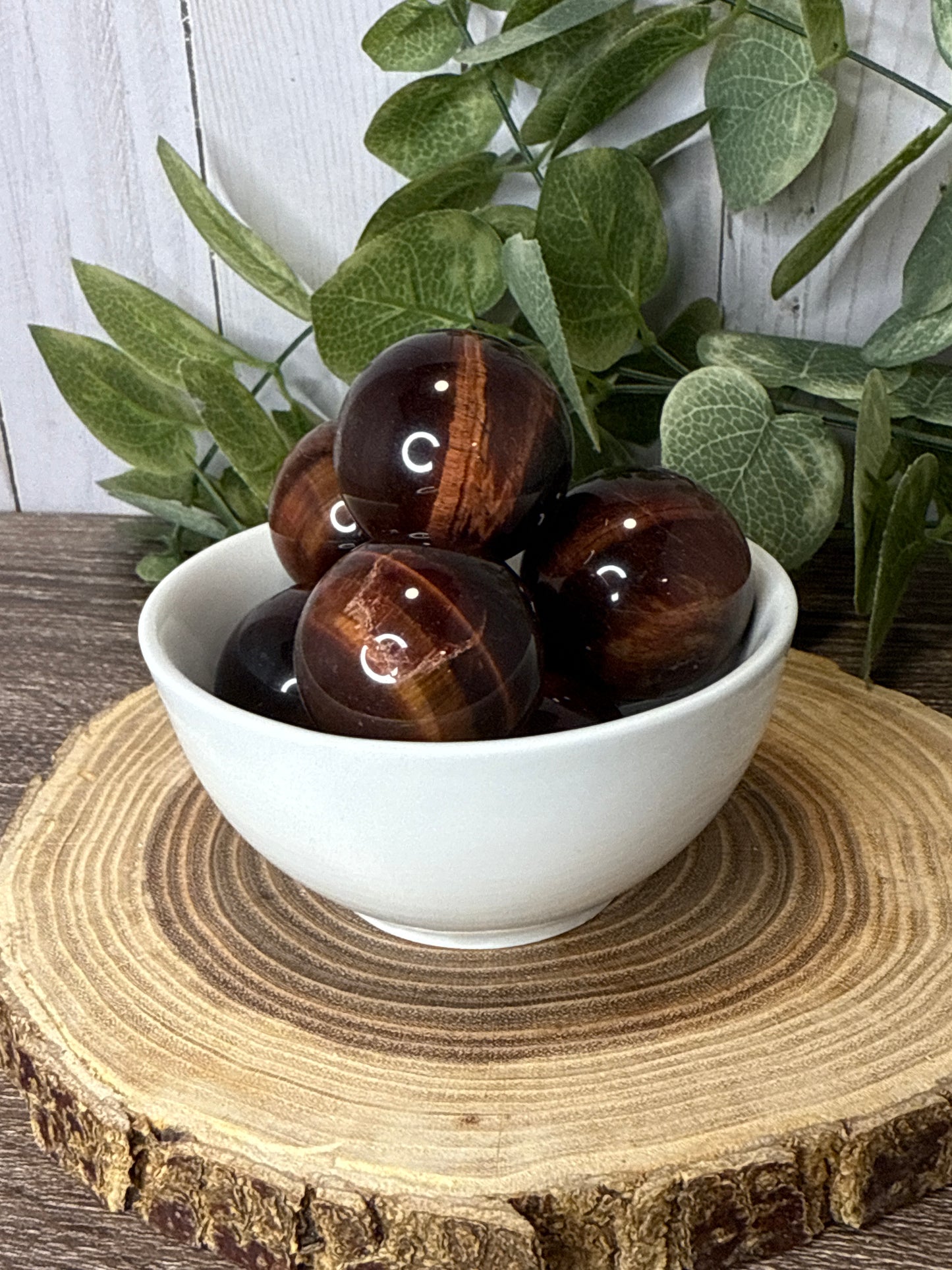 Red Tigers Eye Small Spheres