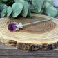 Fluorite Rose Hair Pins