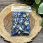 Lapis Lazuli Gemstone Rune Engraved Elder Futhark Lettering