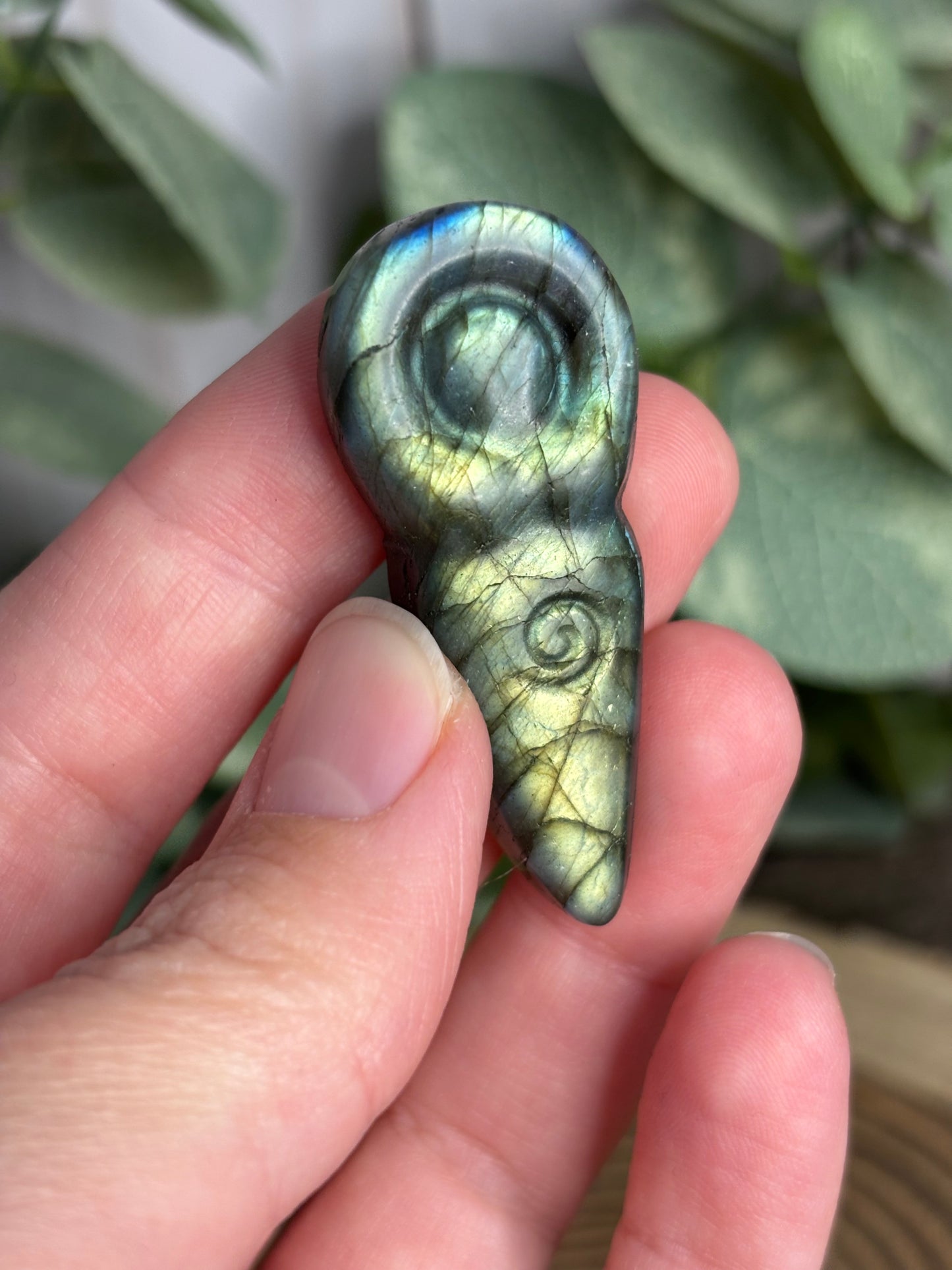 Goddess Labradorite Carving