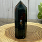 Moss Agate and Carnelian Mixed Tower