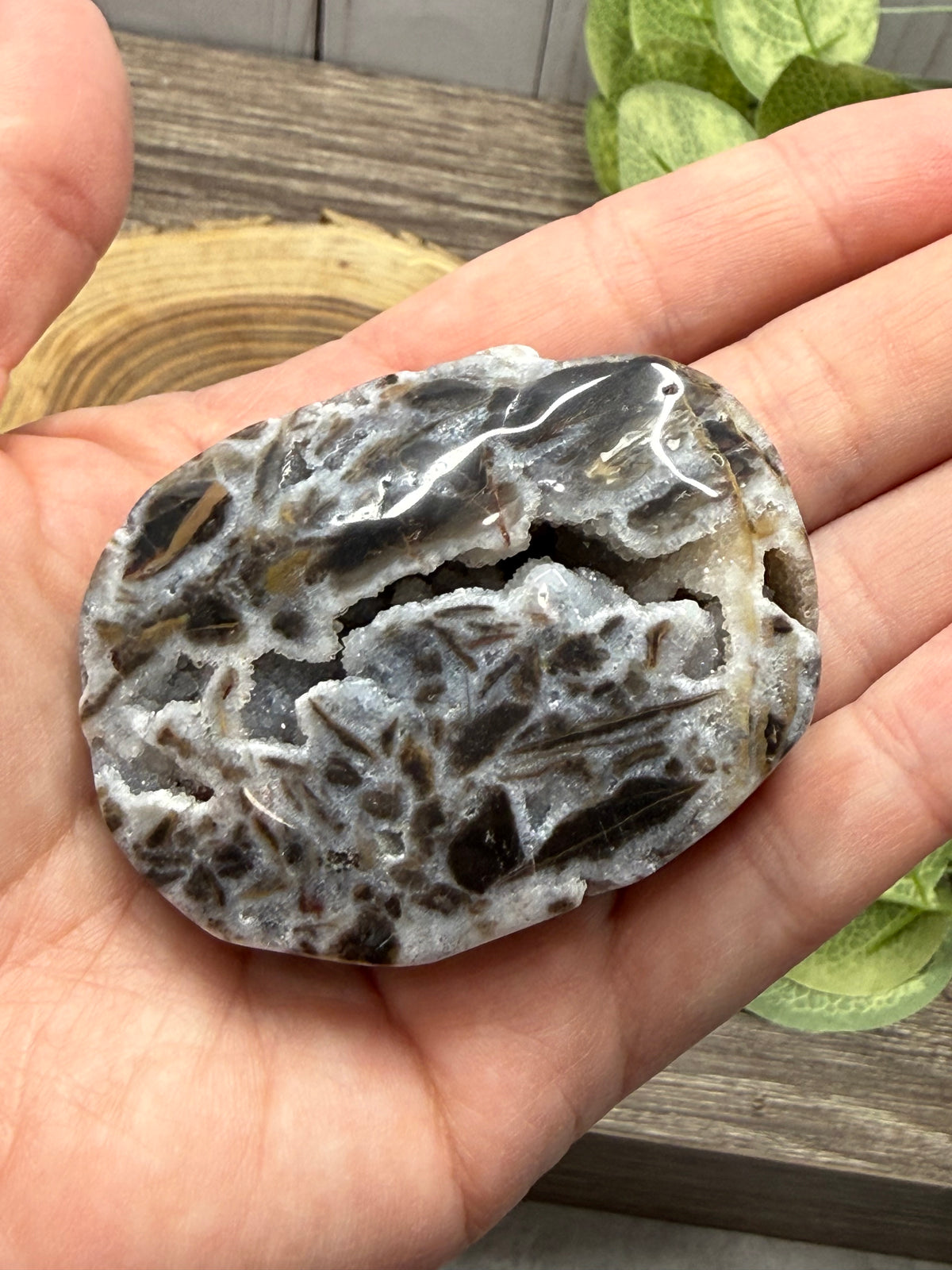 Sphalerite Palm Stones