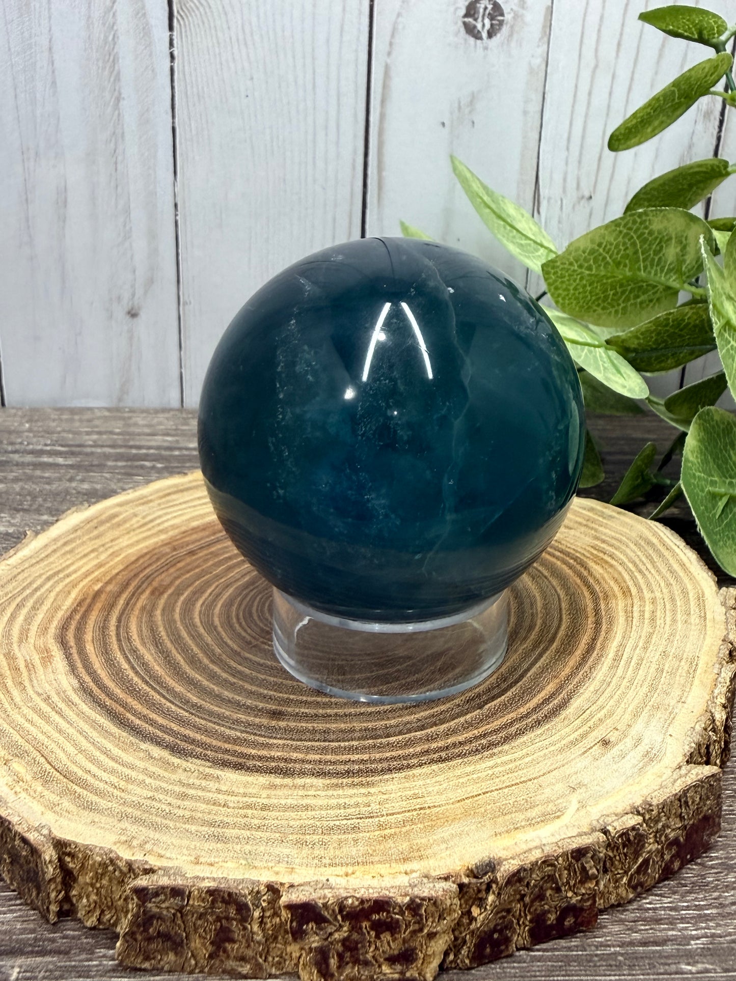 Blue Fluorite Sphere