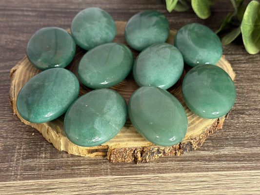 Green Aventurine Palm Stones