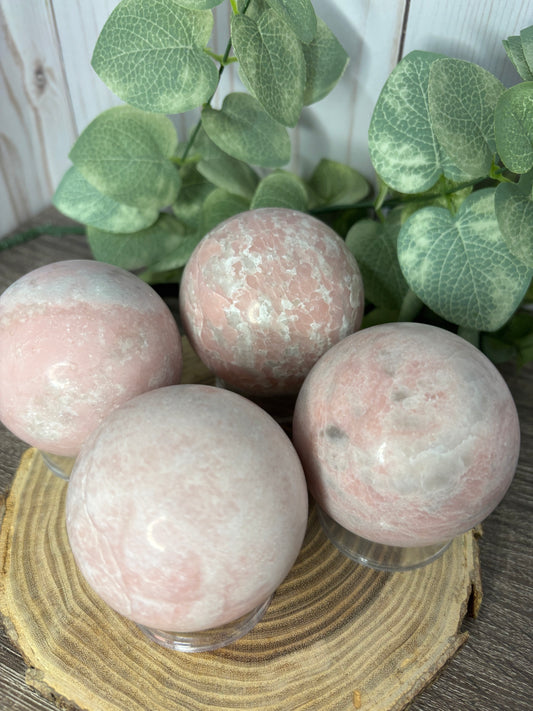 Pink Opal Spheres