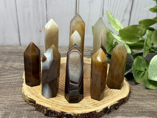 Chocolate Calcite Tower
