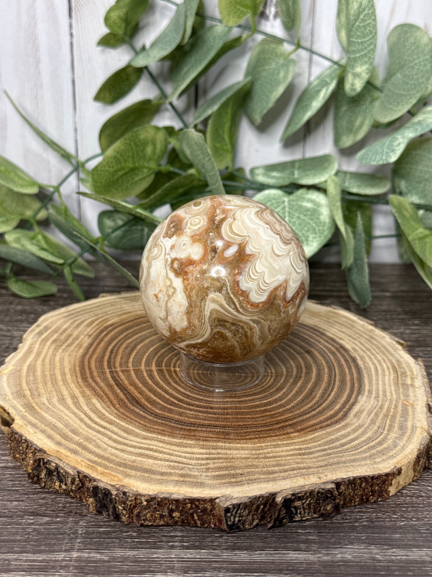 Chocolate Calcite Spheres
