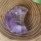 Moon Carvings - Clear Quartz, Rose Quartz, Amethyst