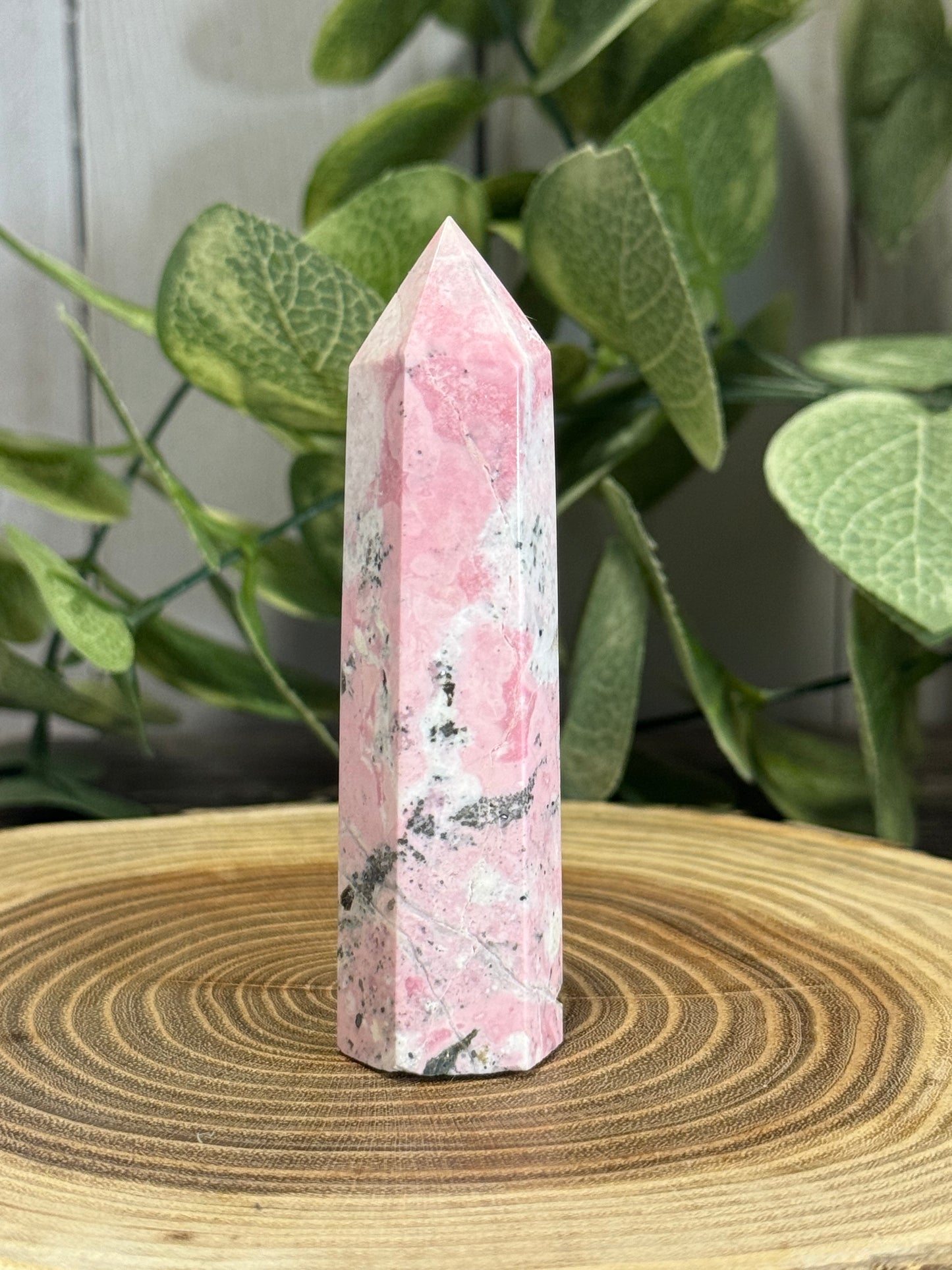 Pink Rhodonite Towers
