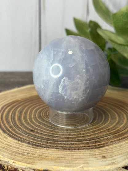 Blue Rose Quartz Sphere