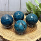 Blue Apatite Spheres