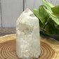 Moss Agate Towers  - druzy side