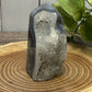 Moss Agate Towers  - druzy side