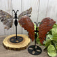 Large Butterfly Wings on Stand - Ocean Jasper