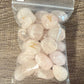 Rose Quartz Rune Stones Set #1 Crystal with Elder Futhark Letterings