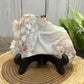 Pink Amethyst and Flower Agate Slab