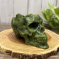 Skull Bowl - Green Jade