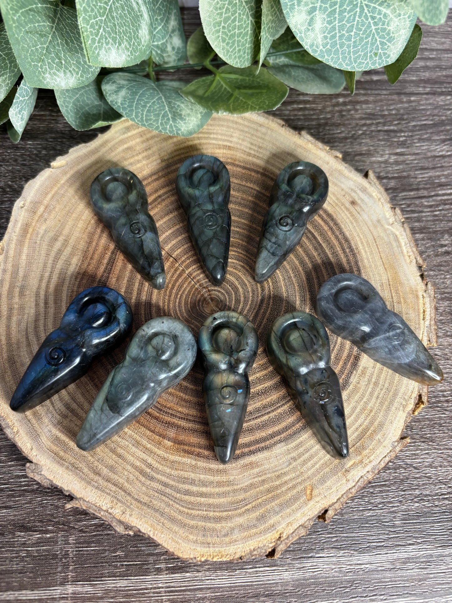 Goddess Labradorite Carving