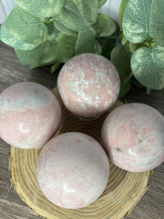 Pink Opal Spheres