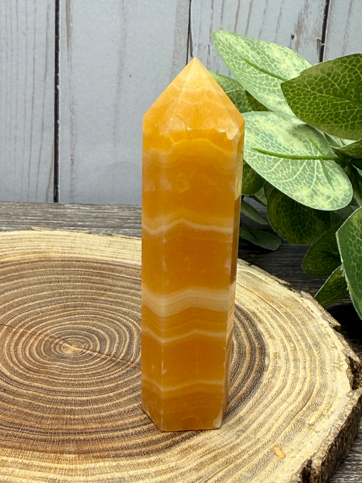 Orange Calcite Tower