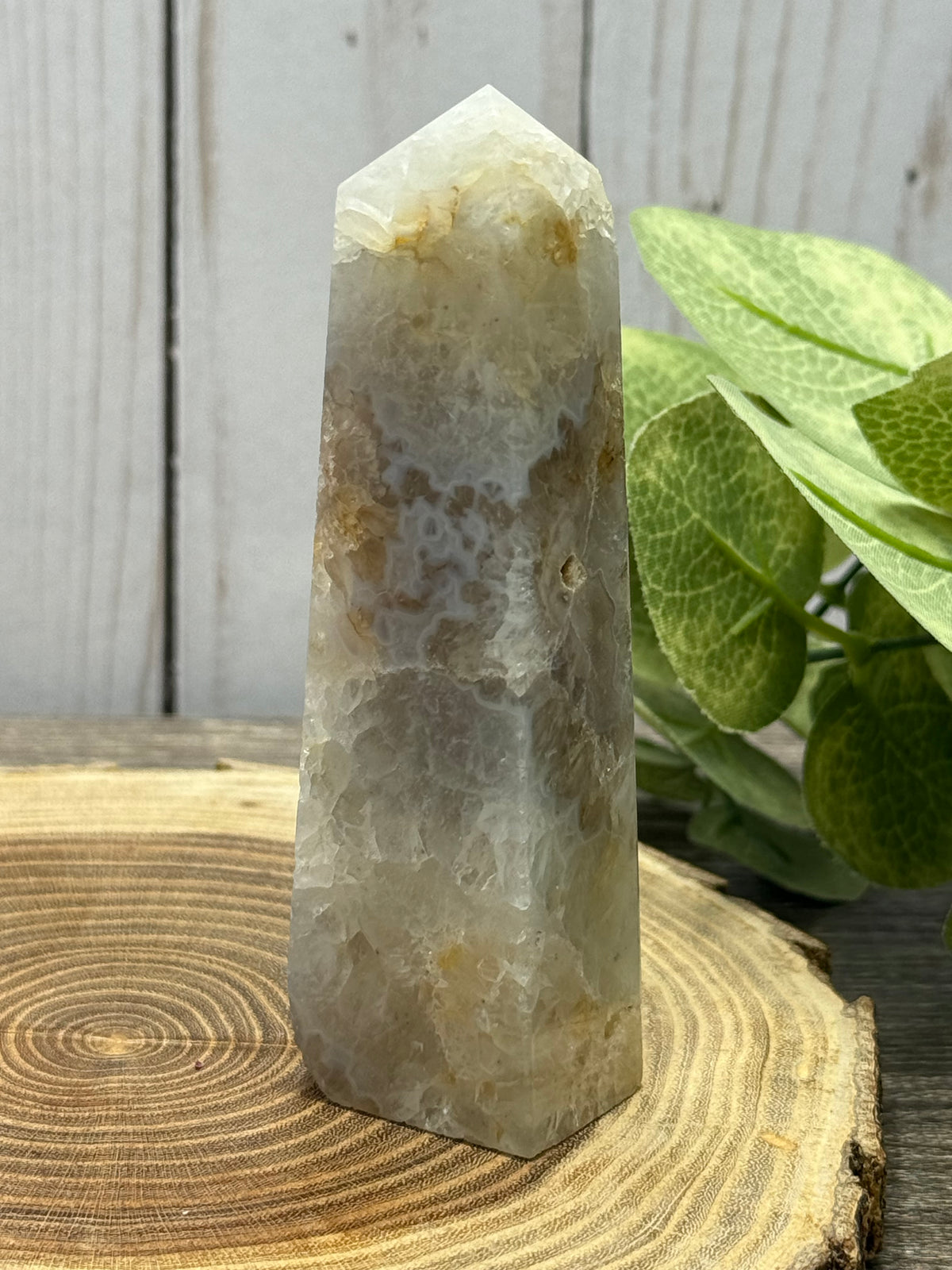 Flower Agate & Presulite Towers