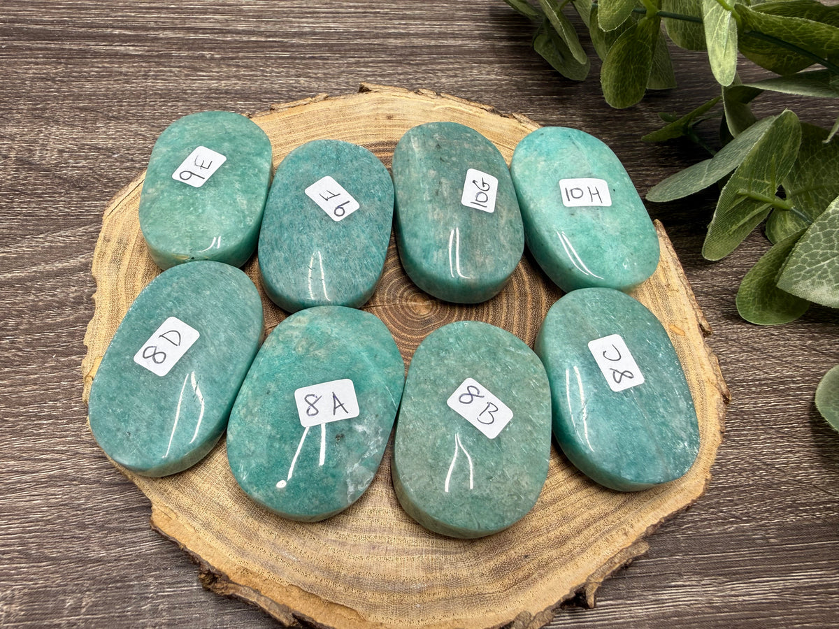 Amazonite Palm Stones