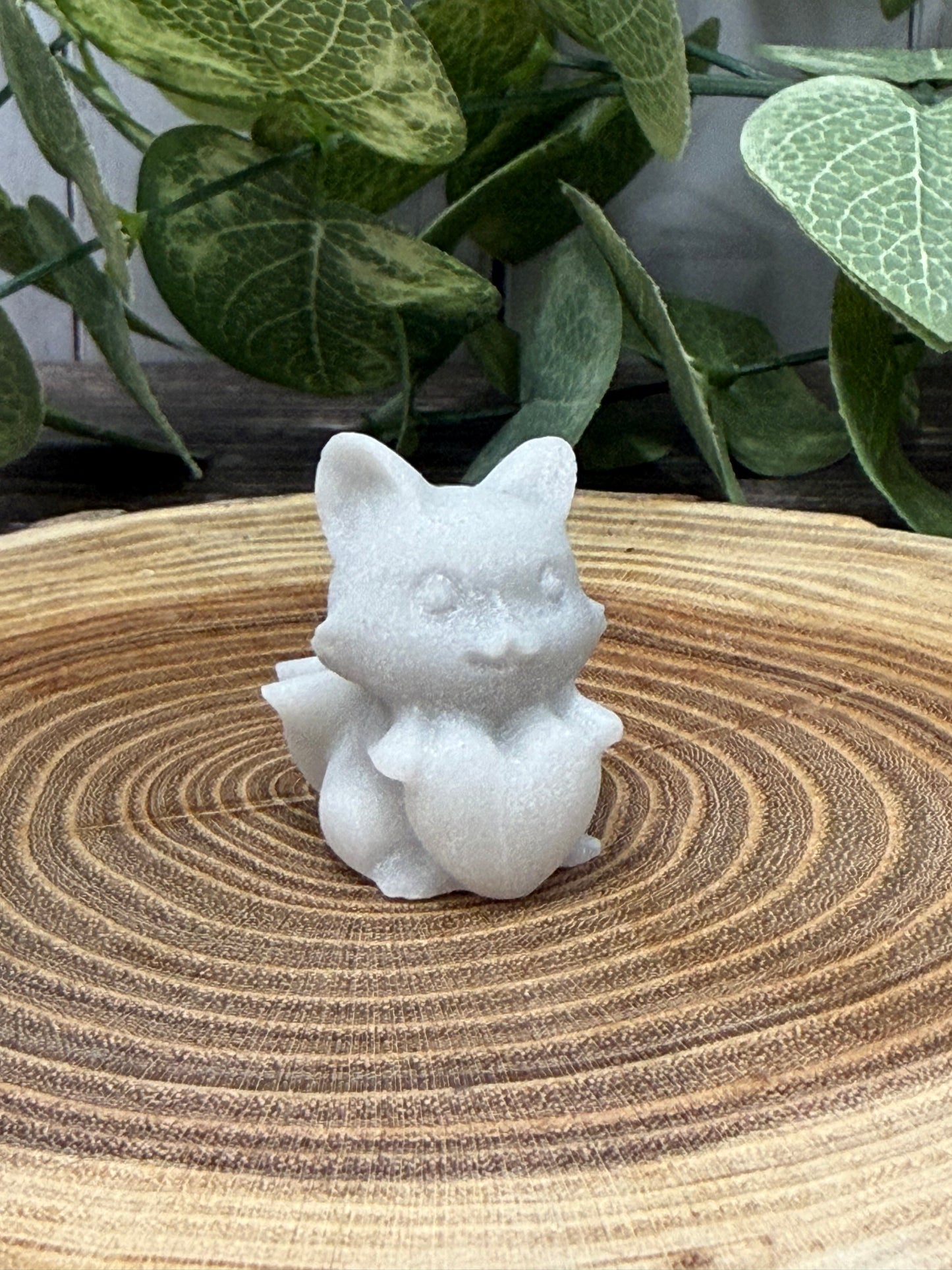 Small Nine Tailed Fox Carvings