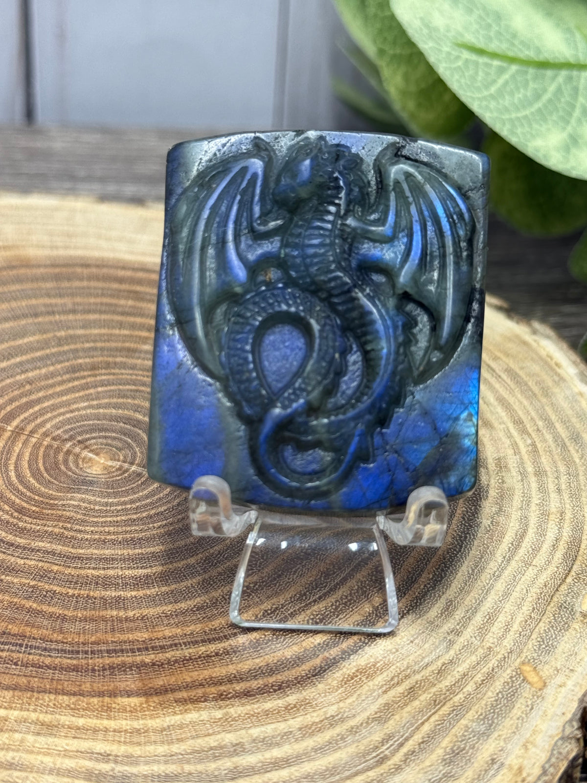 Labradorite Carved Dragons